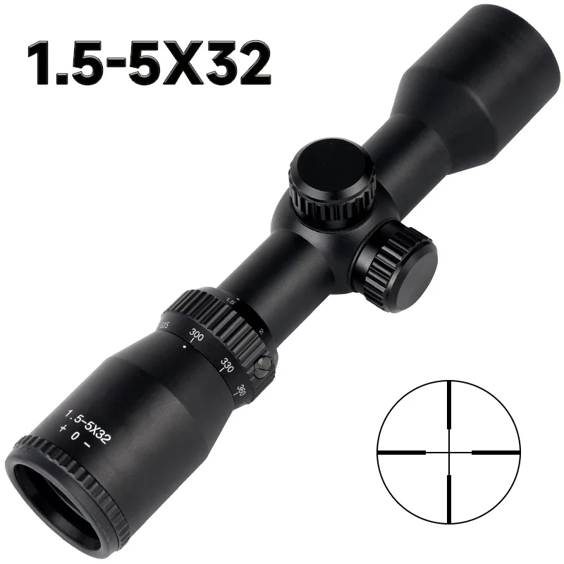 Crossbow Scope Sight - 1.5-5X32 크로스보 숏 헌팅 스코프 조명식