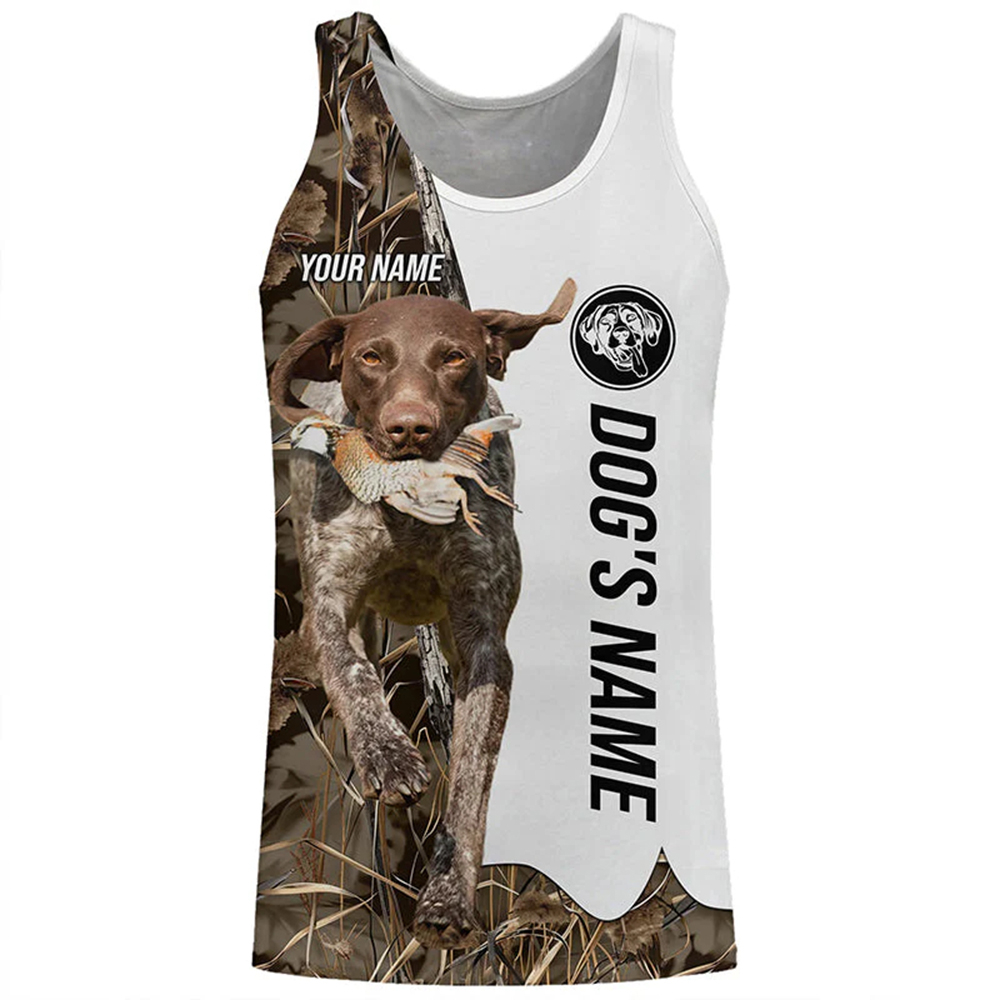 Outdoor Hunting Dog Names - 개인 맞춤형 애견 애호가 탱크탑 3D