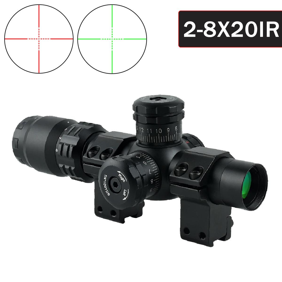 Crossbow Scope Sight - 2-8x20IR 사냥 용 소총 범위 야외
