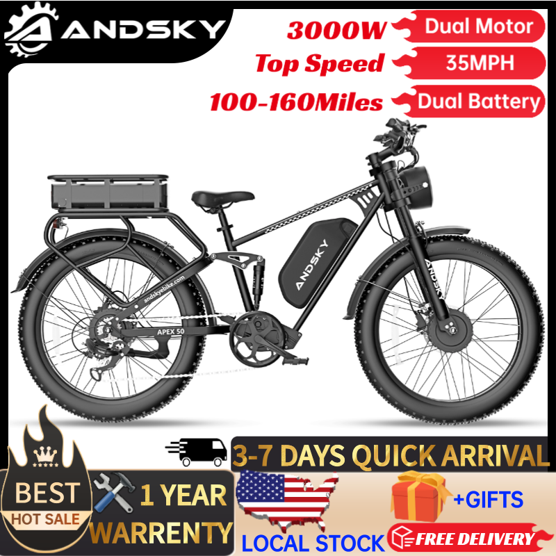 Outdoor Hunting Electric Bike - 앤드스카이 에이펙스50 AWD 전기 자전거 3000W