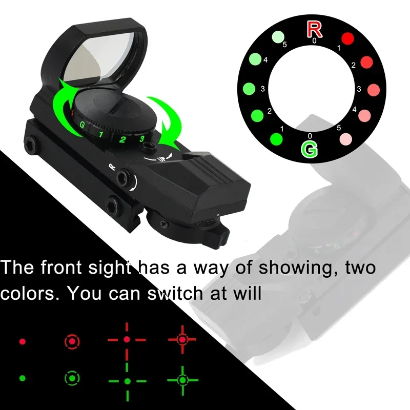 전술용 1X22X33 레드 도트 사이트 1X25 사냥용 - Crossbow Scope Sight 리뷰 및 가격