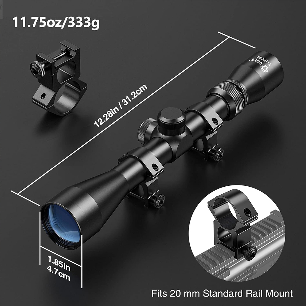 3-9X40 사냥용 사슴 조준경 와이어 거리측정기 레티 - Crossbow Scope Sight 리뷰 및 가격