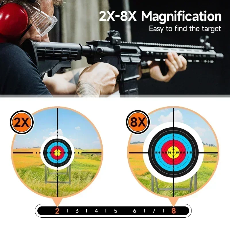 2-8x20IR 사냥 용 소총 범위 야외 촬영 범위 석 - Crossbow Scope Sight 리뷰 및 가격